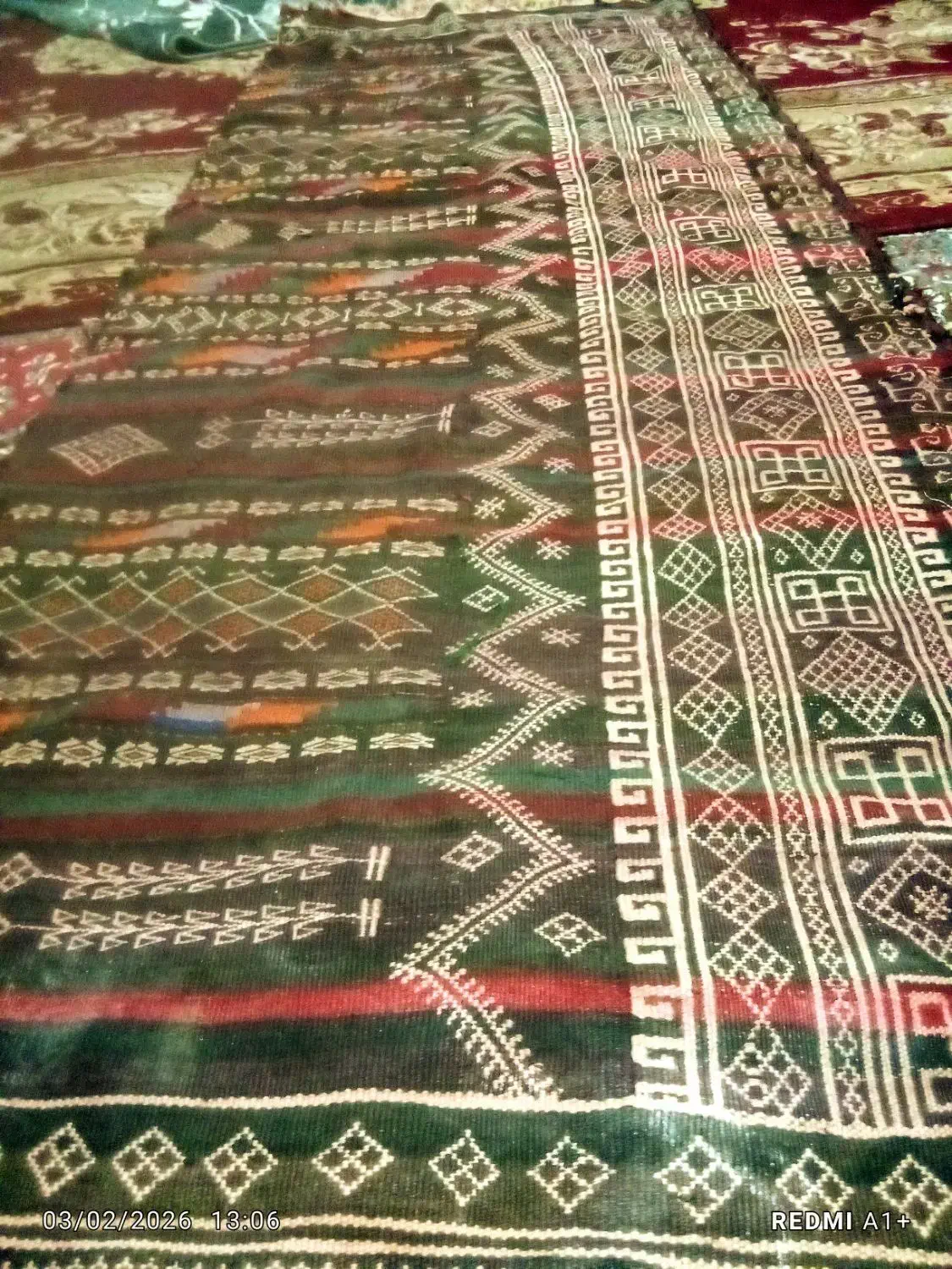 گلیم قدیمی|گلیم، جاجیم، گبه|زاهدان, |دیوار