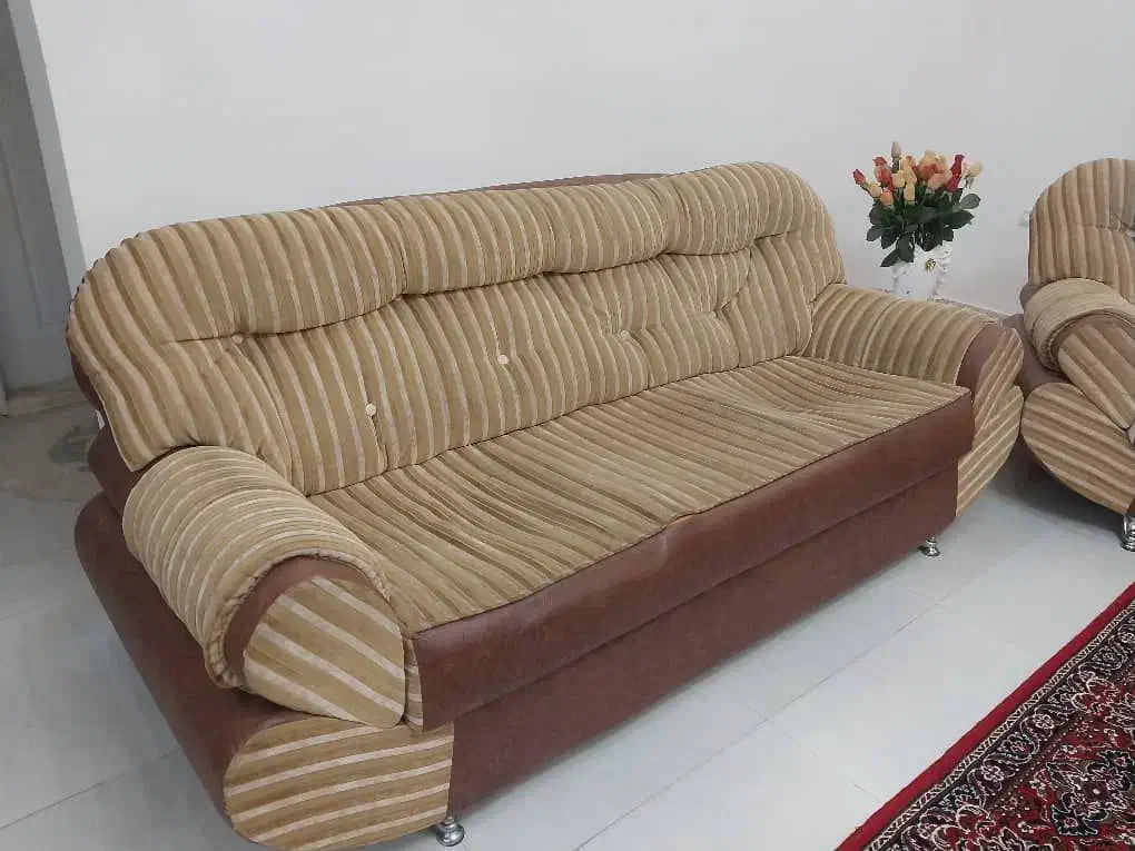 فروش مبل هفت نفره|مبلمان خانگی و میز عسلی|لشت نشا, |دیوار