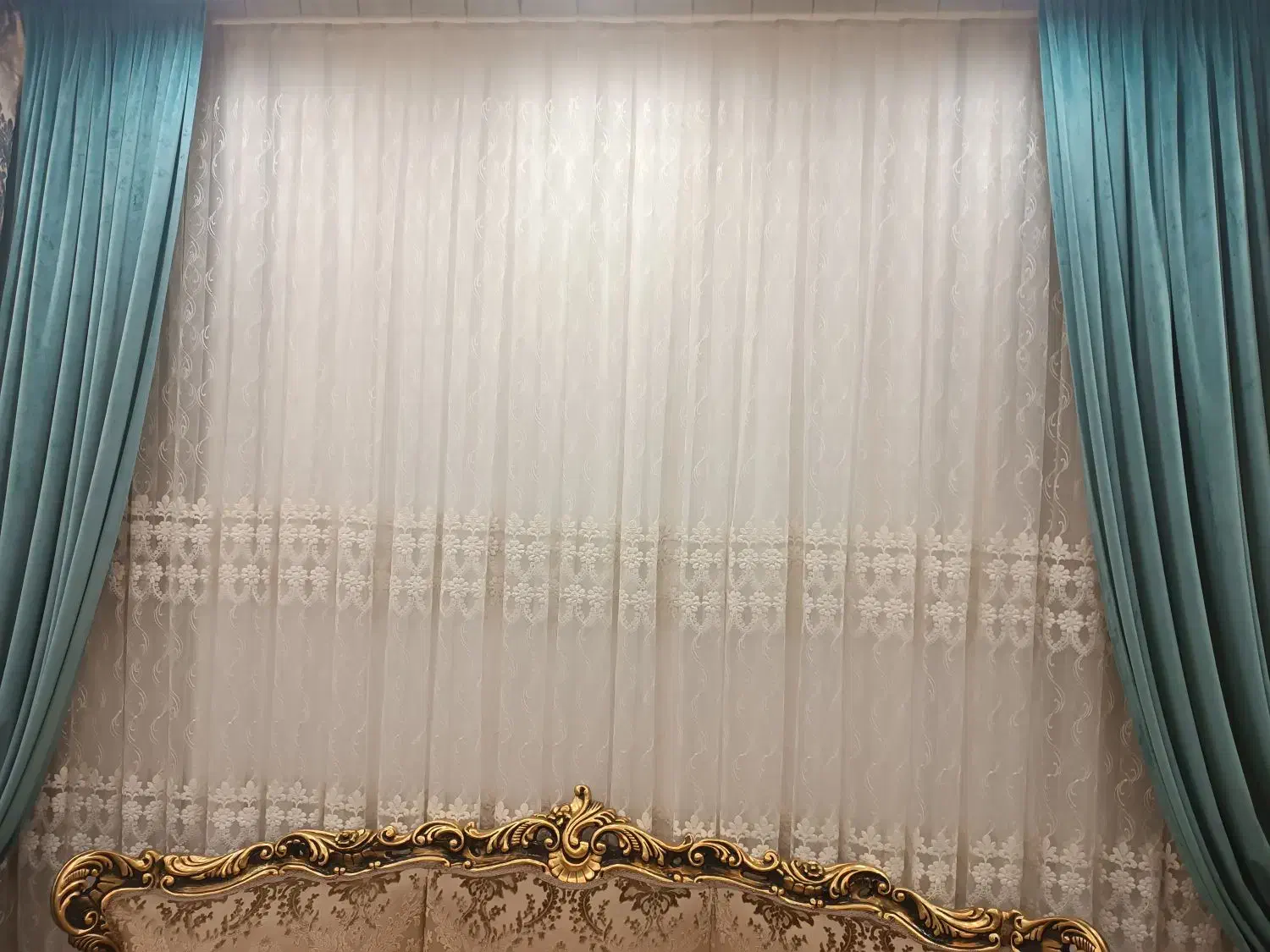 پرده توری بدون والان|پرده، رانر، رومیزی|تهران, خانی آباد نو شمالی|دیوار
