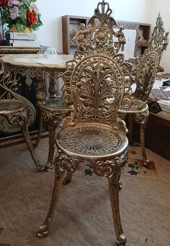 میزو صندلی نهارخوری برنز|میز و صندلی غذاخوری|بیرجند, |دیوار