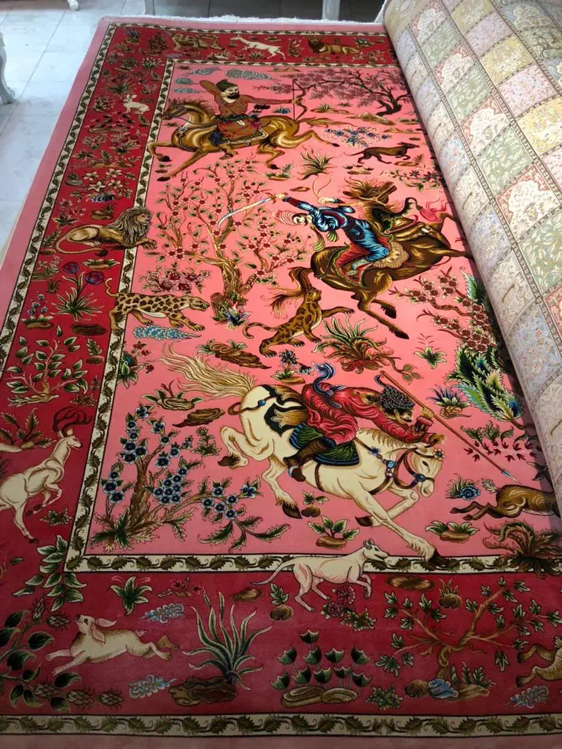 فرش ابریشم|فرش|تبریز, |دیوار