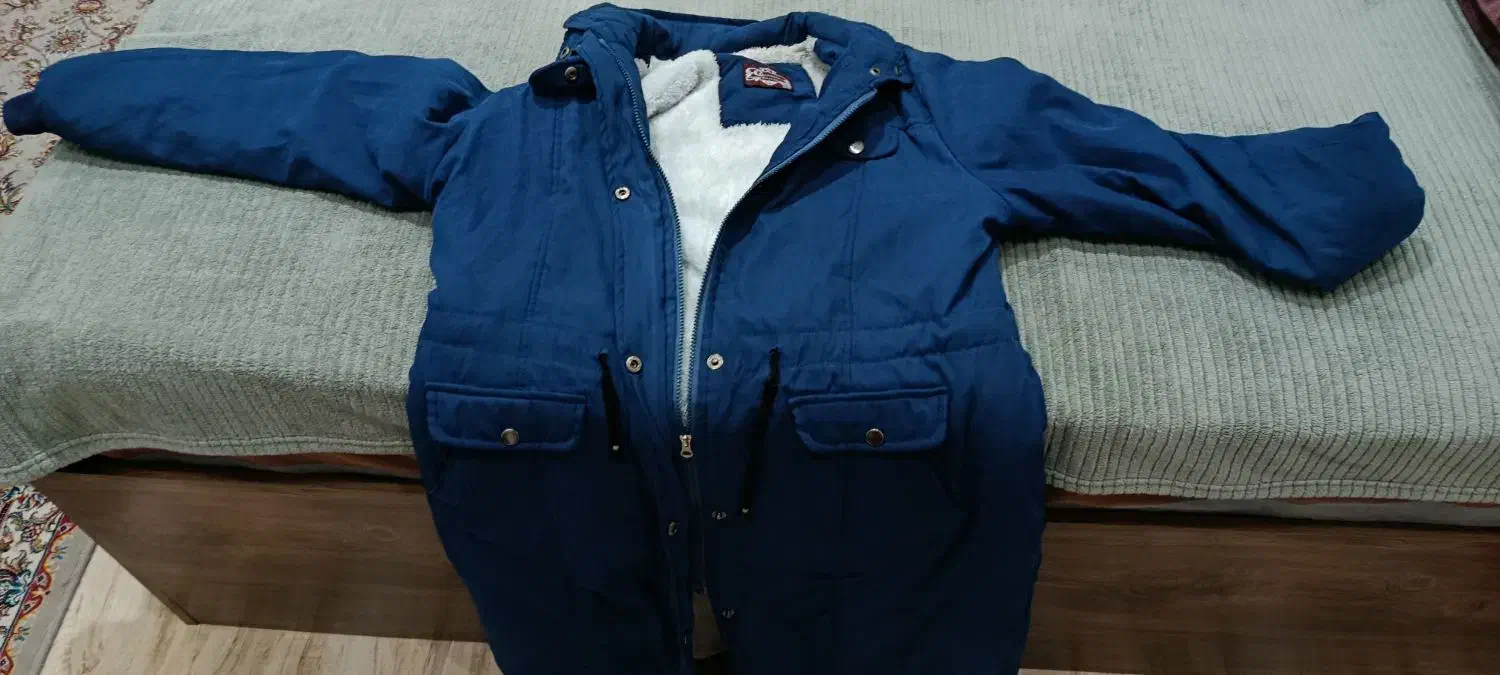 کاپشن آبی آسمانی تو کرک|لباس|محمدشهر, محمدشهر|دیوار