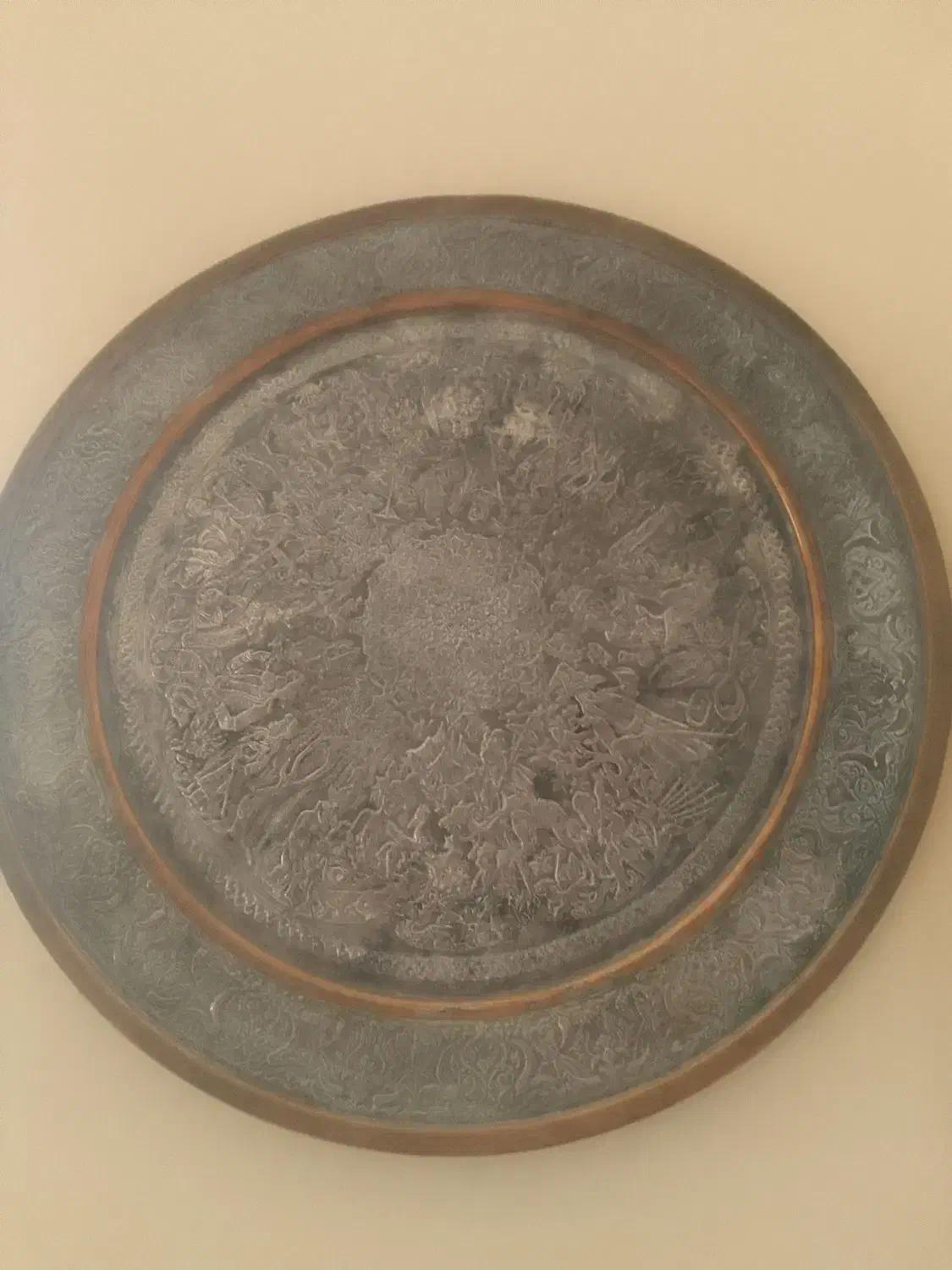 سینی قدیمی عتیقه|کلکسیون اشیاء عتیقه|شاندیز, |دیوار