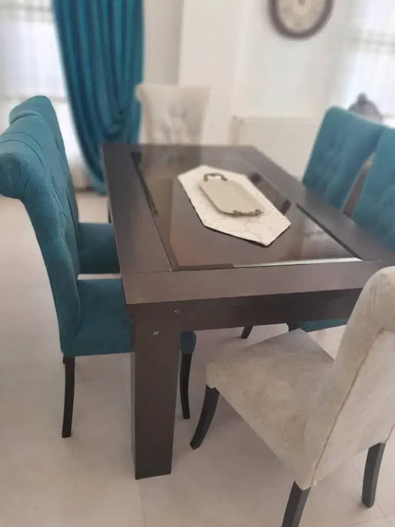 فروش ویژه میز ناهارخوری ۶ نفره در حد نو|میز و صندلی غذاخوری|ساری, |دیوار