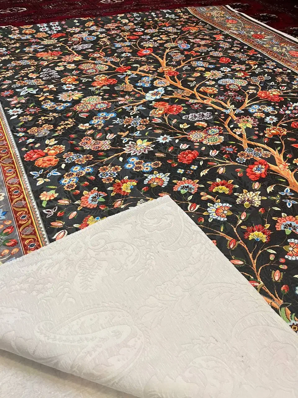 سفره و زیر سفره و روفرشی مخمل گرم بالا دورو برجسته|روفرشی|زاهدان, |دیوار