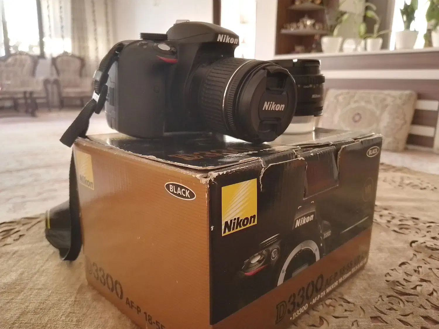 دوربین عکاسی نیکون D3300 با تجهیزات|دوربین عکاسی و فیلمبرداری|قم, انسجام|دیوار