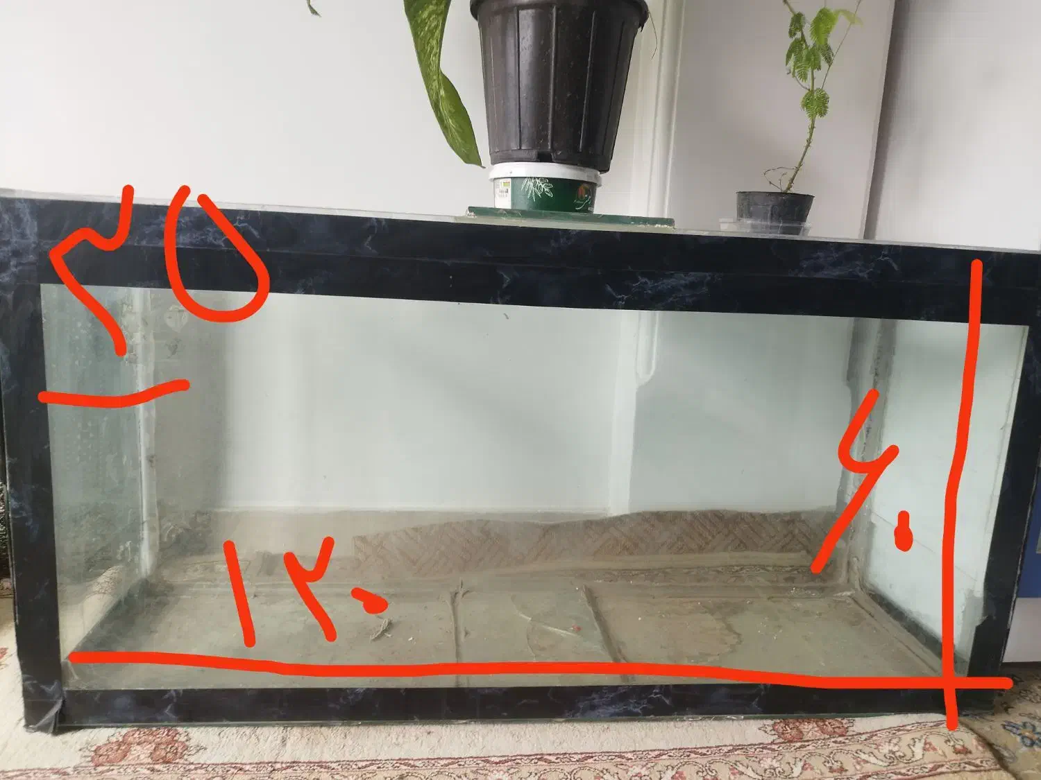 فروش آکواریوم کارکرده نیاز به تعمیر|ماهی|قم, پردیسان|دیوار