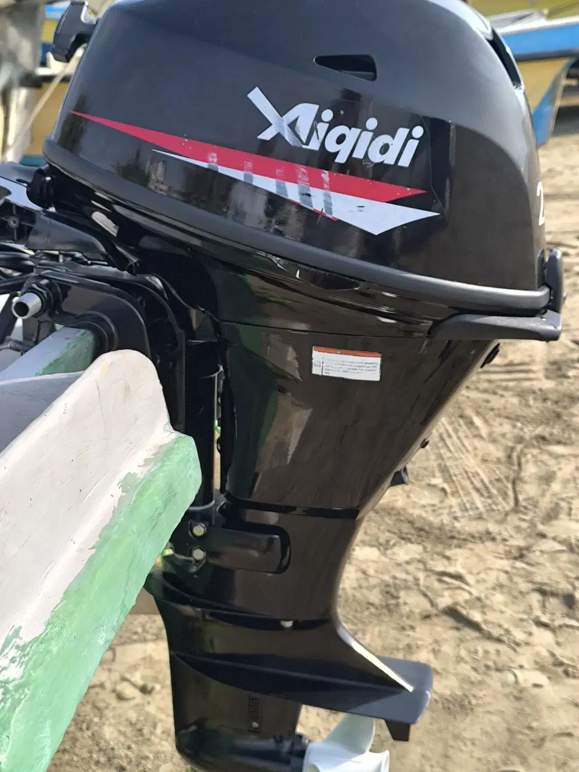 موتور قایق 25چهار زمانه استارت وهندل نو|قطعات یدکی و لوازم جانبی|بندرعباس, |دیوار