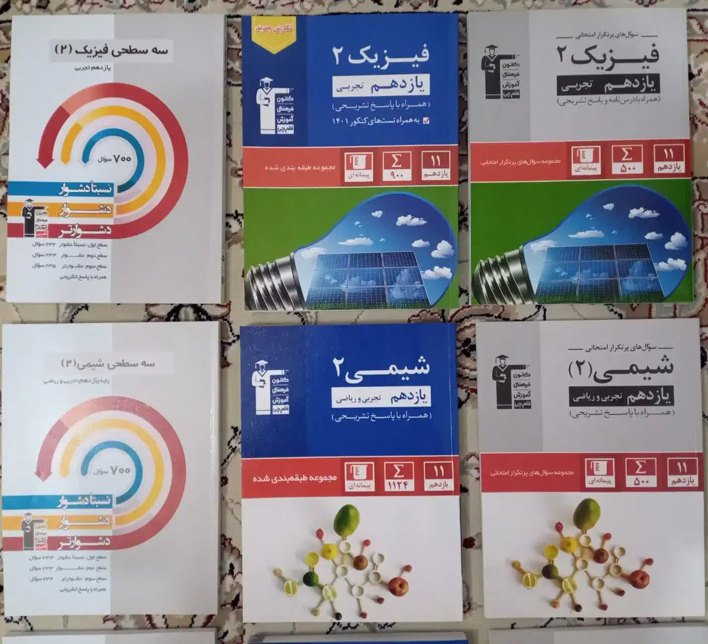 کتاب تست های تجربی|لوازم التحریر|شیروان (خراسان), |دیوار