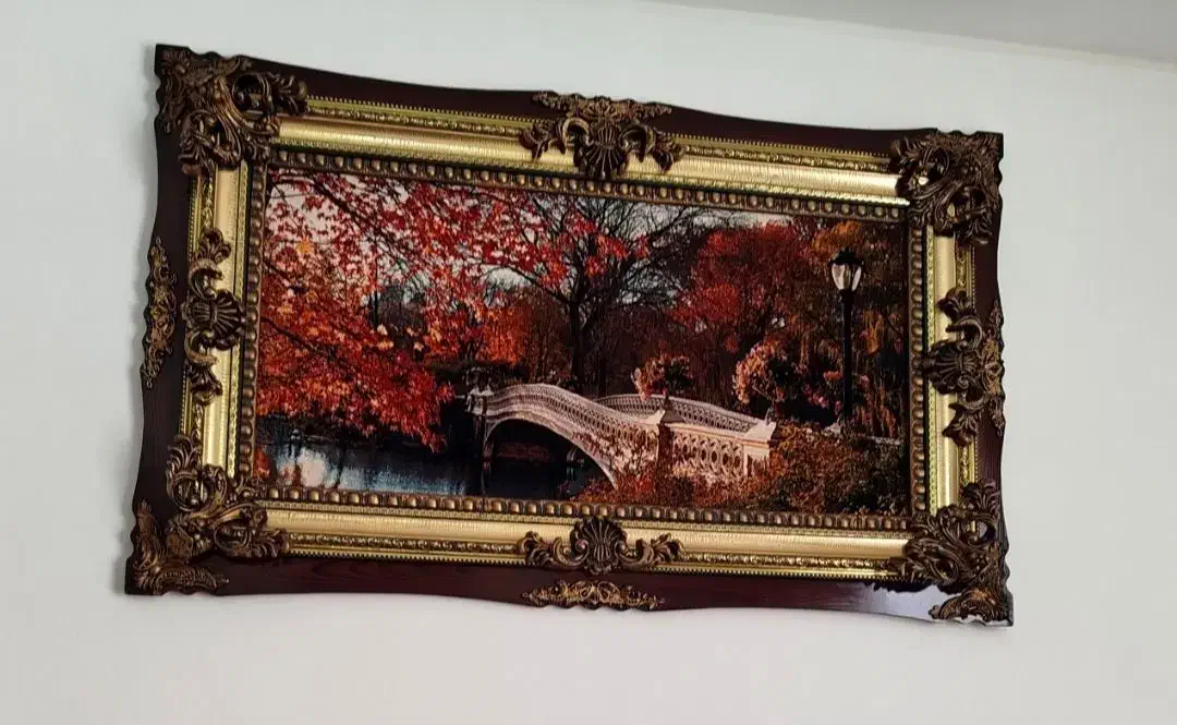 تابلو فرش با قاب بسیار زیبا|تابلو فرش|محمدیه-قزوین, |دیوار