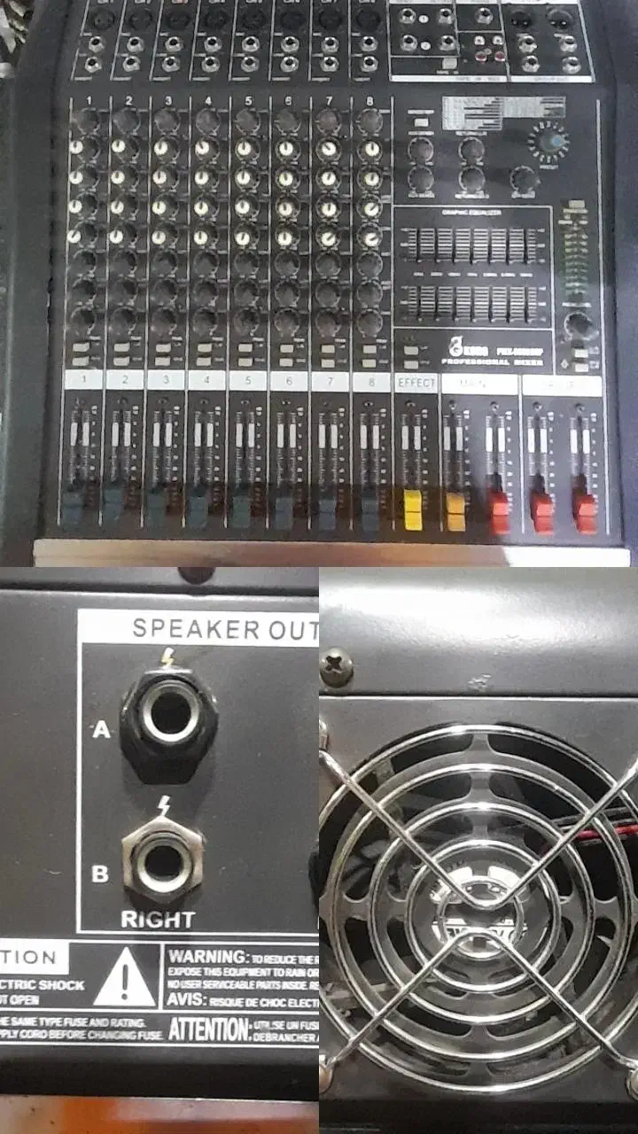 پاور میکسر 3کرگ|سیستم صوتی خانگی|محلات, |دیوار