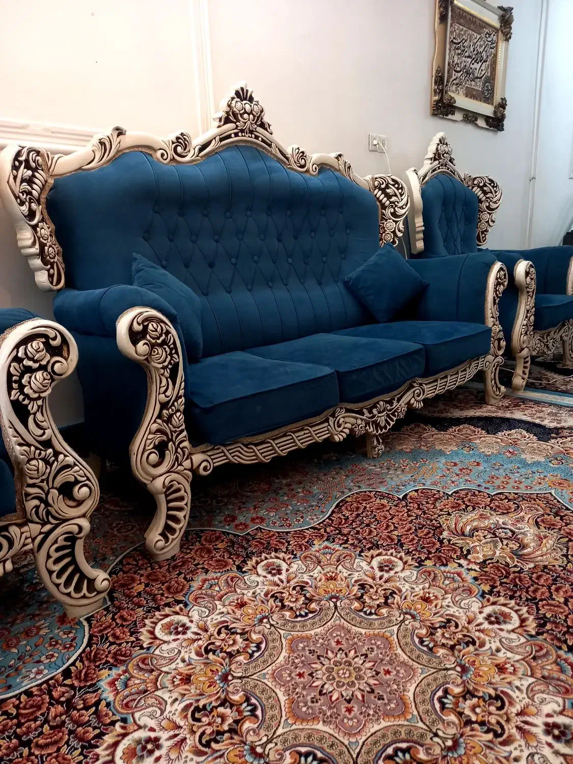 مبل هفت نفره درحد نو|مبلمان خانگی و میز عسلی|ورامین, ورامین|دیوار