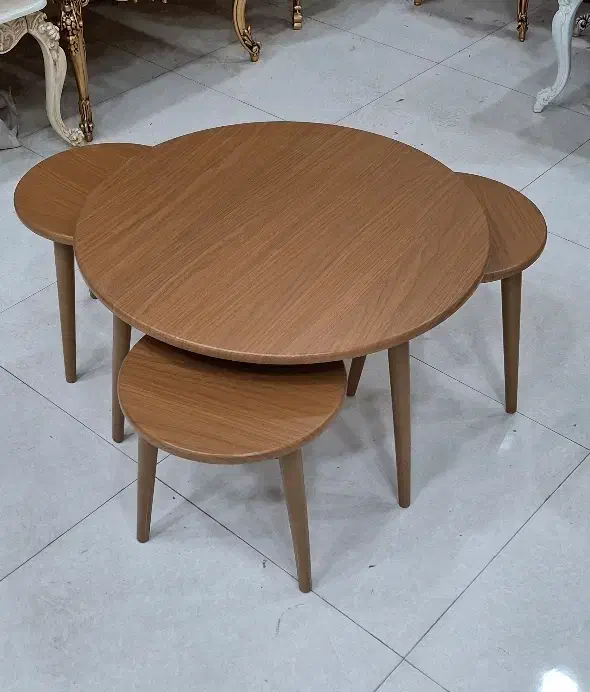 میز جلومبلی گرد4تیکه|مبلمان خانگی و میز عسلی|قم, شاه ابراهیم|دیوار