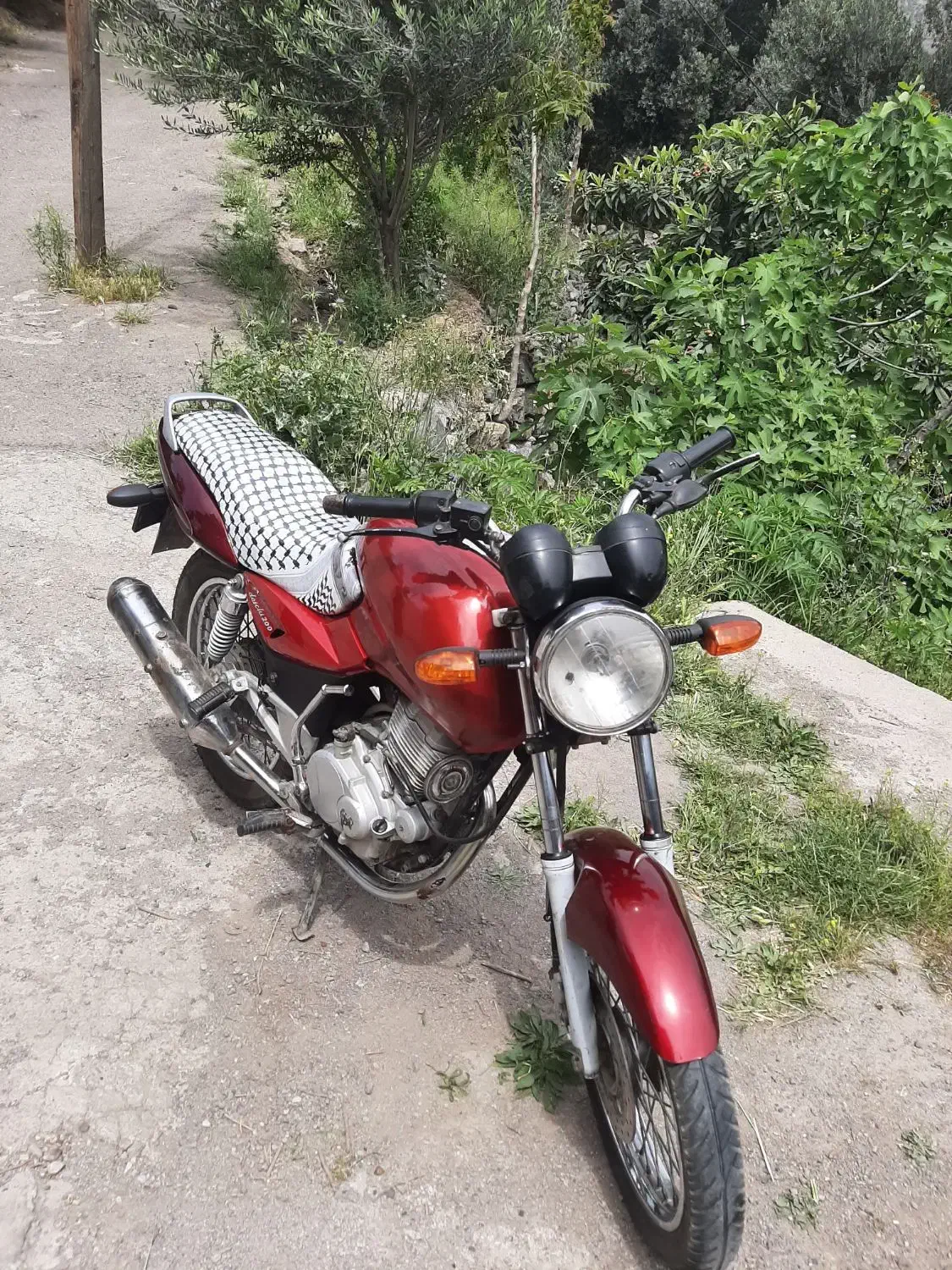 پولسار تک شمع|موتورسیکلت|رشت, نامجو|دیوار