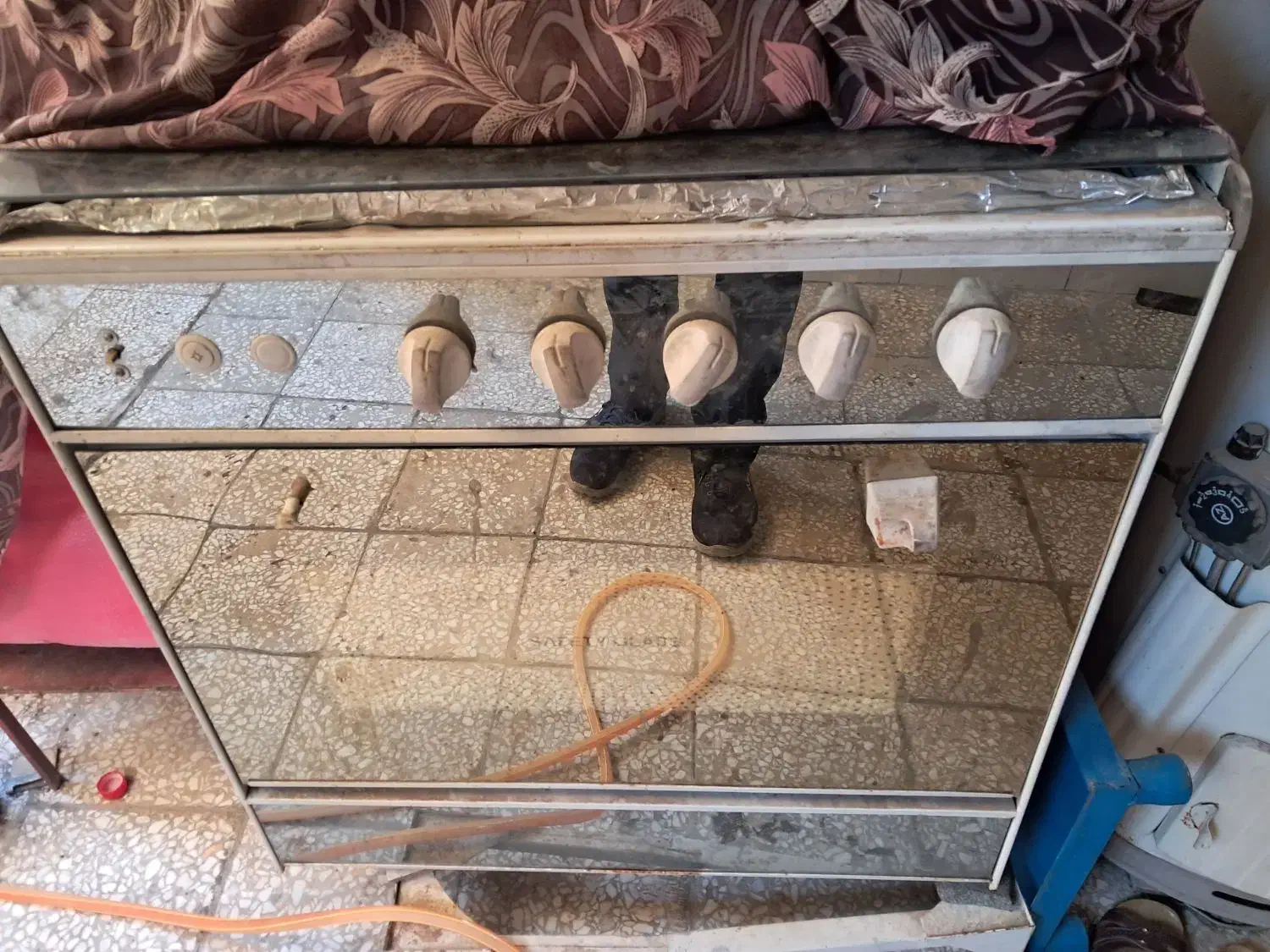 اجاقگاز 5 شعله سالم در حد|اجاق گاز و لوازم برقی پختوپز|قم, نیروگاه|دیوار