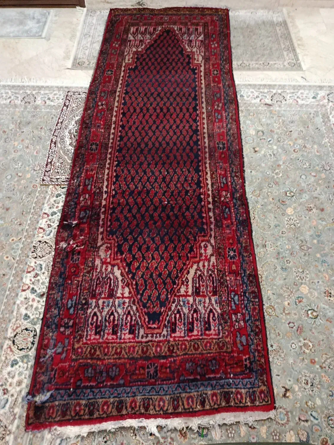 کناره فرش دست بافت یا همون خرسک|فرش|تهران, منیریه|دیوار