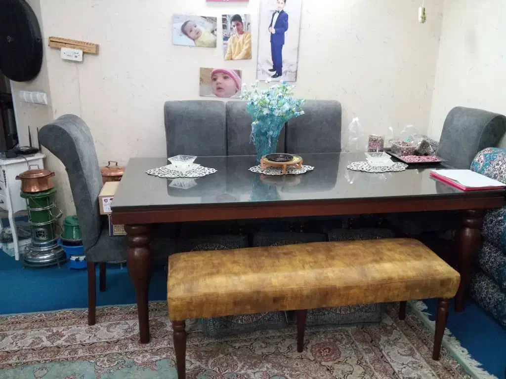 مبل ۷ نفره و میز ناهارخوری|مبلمان خانگی و میز عسلی|دماوند, گیلاوند|دیوار