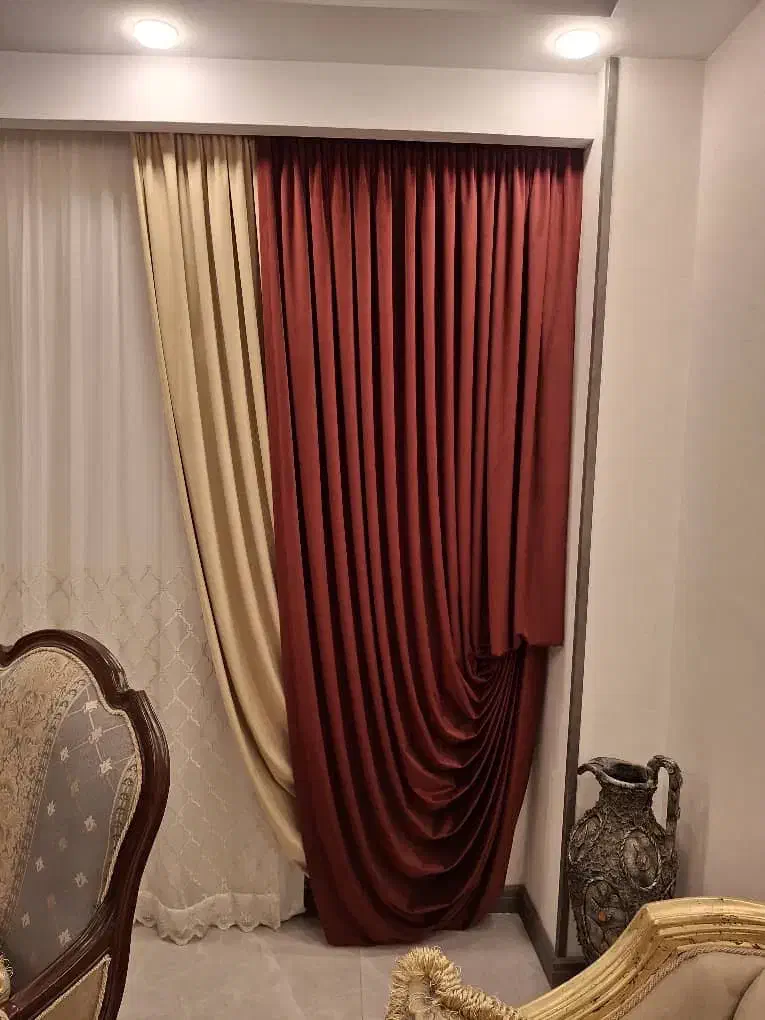 والان پرده بسیارشیک|پرده، رانر، رومیزی|تهران, مینی‌سیتی (شهرک نفت)|دیوار