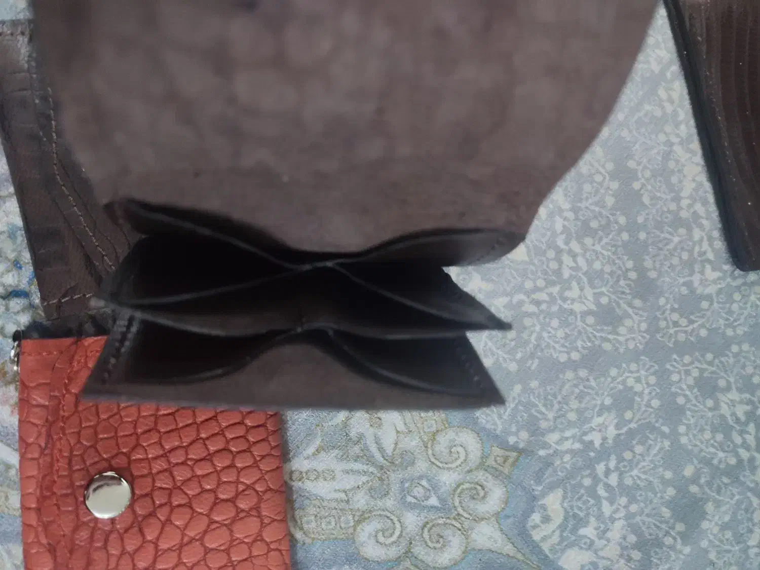 کیف پول چرم طبیعی|کیف، کفش، کمربند|قم, باغ کرباسی|دیوار