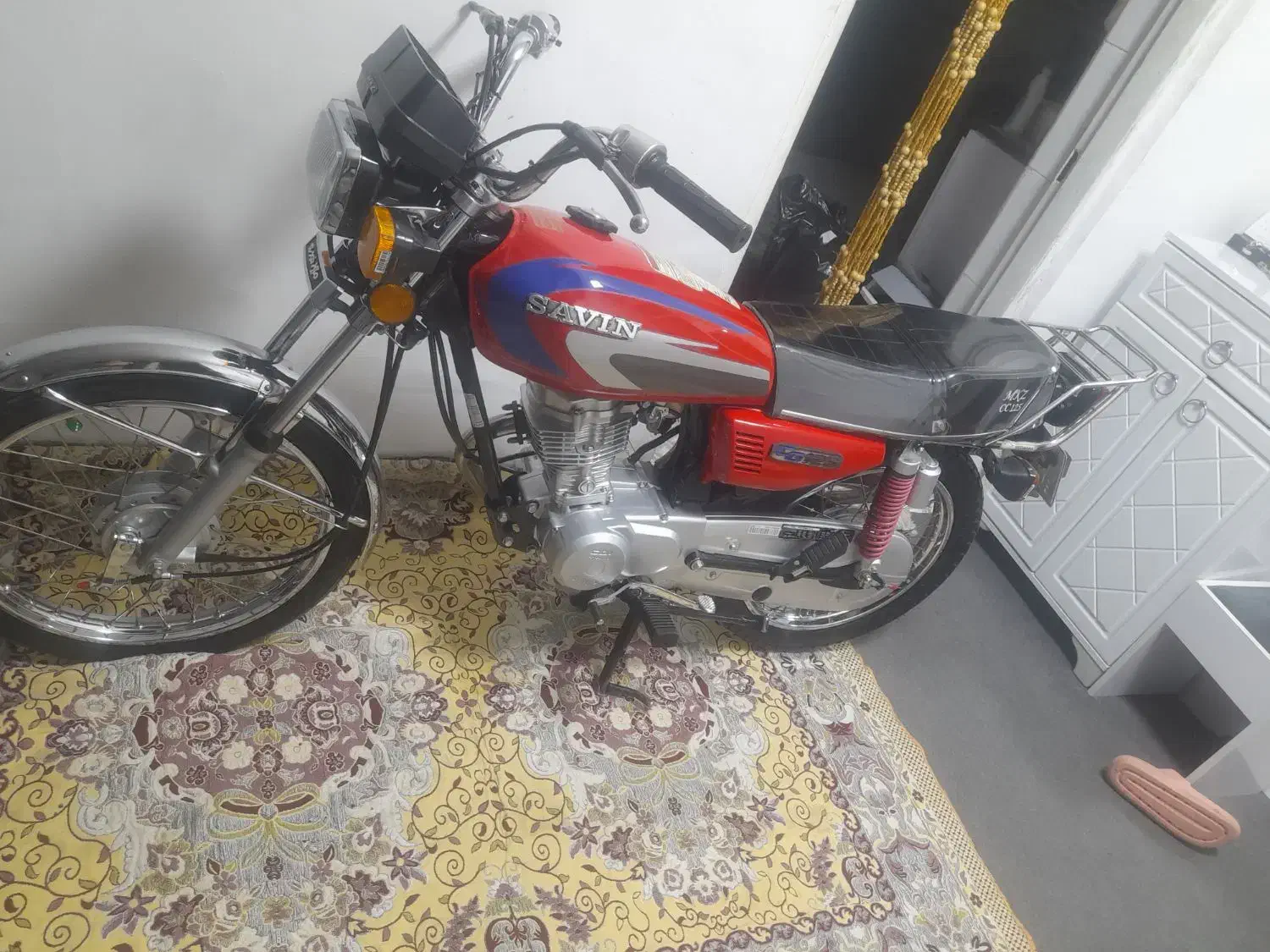 موتور ساوین ۱۲۵ کاربراتوری|موتورسیکلت|کرمانشاه, |دیوار