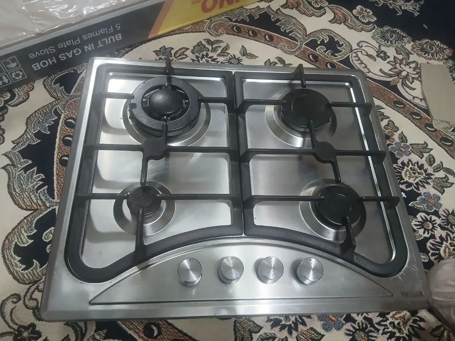 گاز رومیزی 4 شعله|اجاق گاز و لوازم برقی پخت‌وپز|شفت, |دیوار