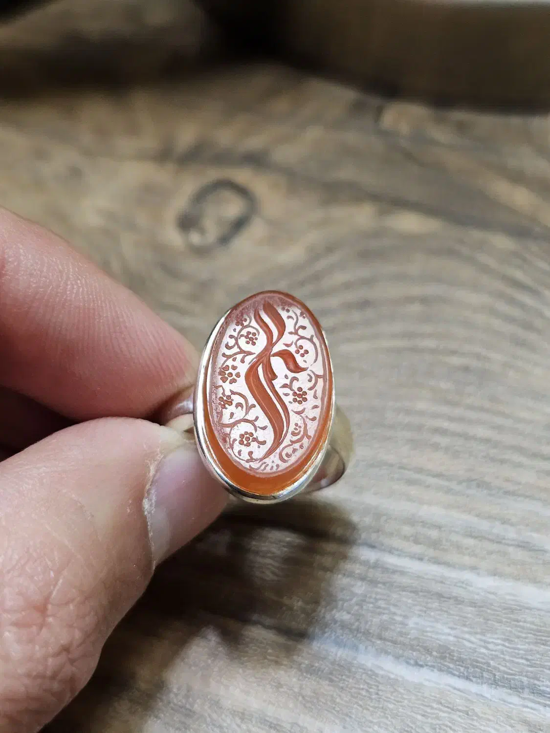 دو عدد انگشتر عقیق خطی|جواهرات|یزد, |دیوار