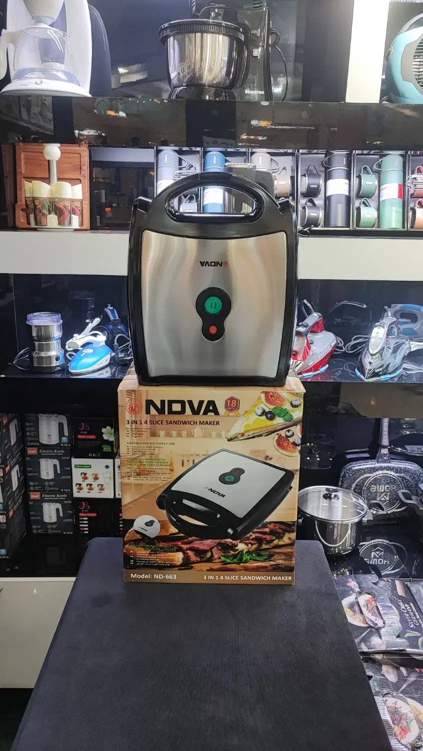 ساندویچ ساز ساندویچ میکر ۳ کاره ندوا NDVA|اجاق گاز و لوازم برقی پختوپز|تبریز, |دیوار