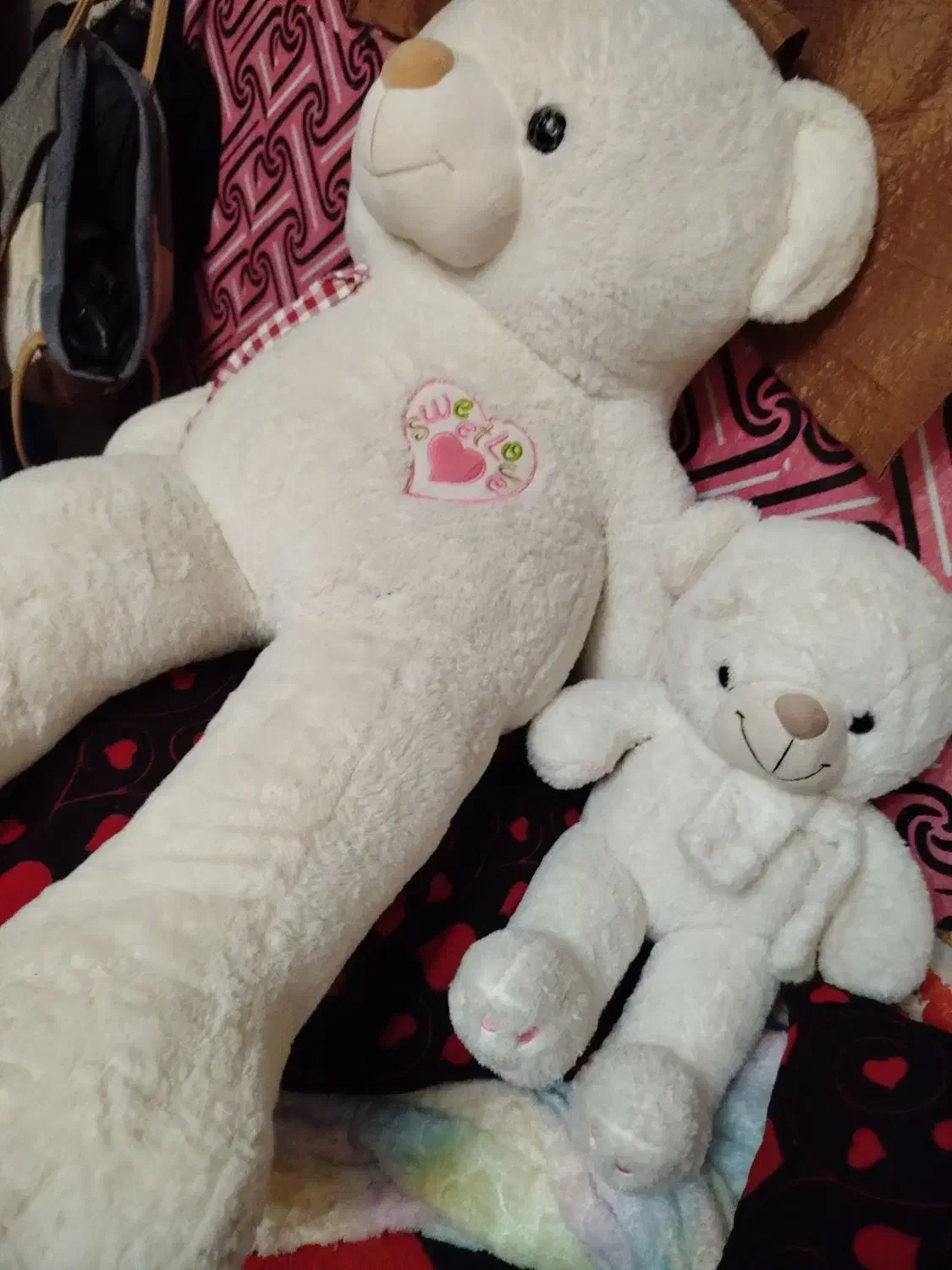 دو عدد خرس کوچک بزرگ|اسباب‌بازی بچه|مبارکه, |دیوار