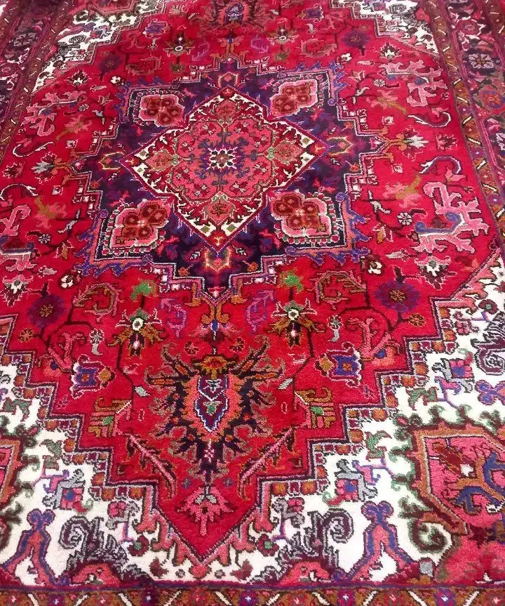 1جفت فرش 6متری نو|فرش|تبریز, |دیوار