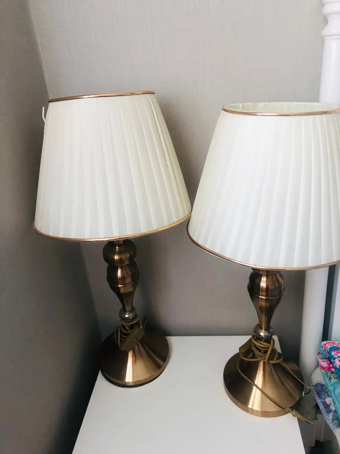 آباژور دو عدد جفت|چراغ خواب و آباژور|مشهد, الهیه|دیوار