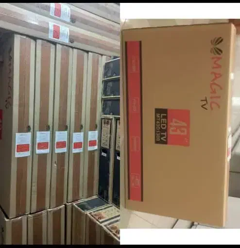 تلویزیون 43 اینچ مجیک با پایه دیواری رایگان|تلویزیون و پروژکتور|رشت, اسماعیل آباد|دیوار