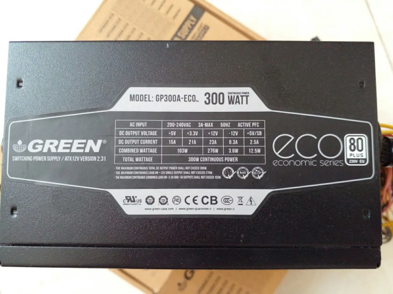 پاور گرین GP300A V3.1|قطعات و لوازم جانبی رایانه|اصفهان, نقش جهان|دیوار