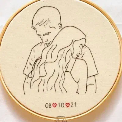 گلدوزی دیوار کوب گلدوزی بر روی لباس.جوراب.مقنعه.|صنایع دستی و سایر لوازم تزئینی|زاهدان, |دیوار