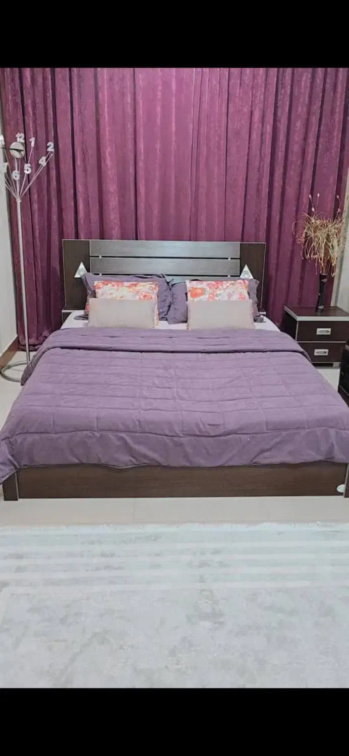 تخت خواب و میز آرایش|تخت و سرویس خواب|گنبد کاووس, |دیوار