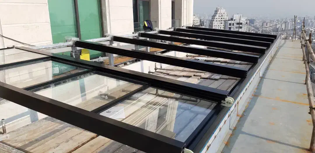 نصب انواع سقف متحرک پارچه‌ای و آلومینیومی|خدمات پیشه و مهارت|کرج, منطقه ویژه اقتصادی پیام|دیوار