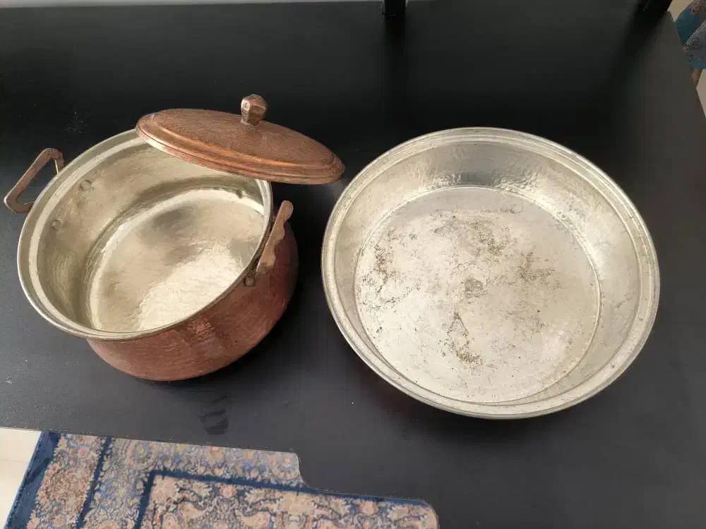 قابلمه وماهی تابه مسی|ظروف پختوپز|تهران, شهرک چیتگر|دیوار