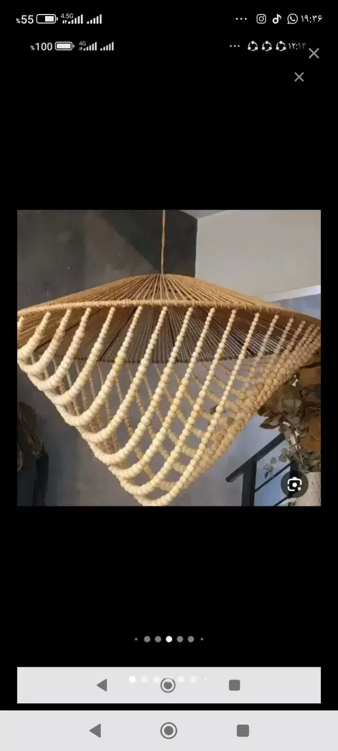 انواع لوستر های بوهو و رافیا|لوستر و چراغ آویز|کرمانشاه, |دیوار