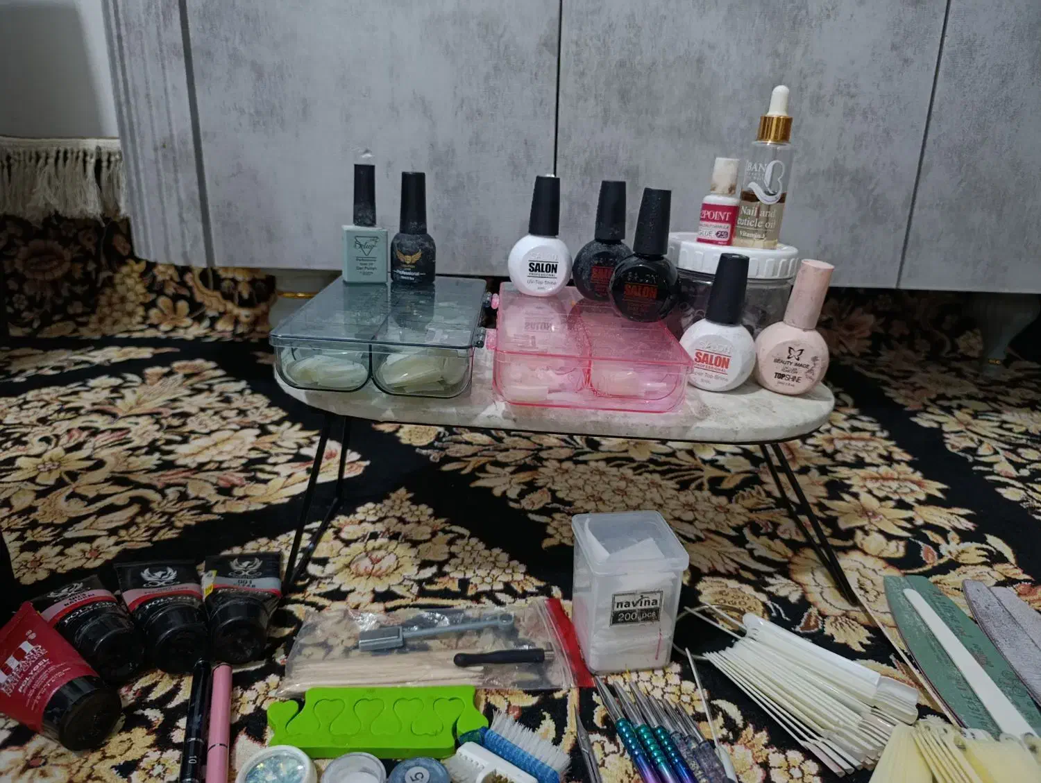 وسایل کاشت ناخن|آرایشی، بهداشتی، درمانی|خرم‌آباد, |دیوار