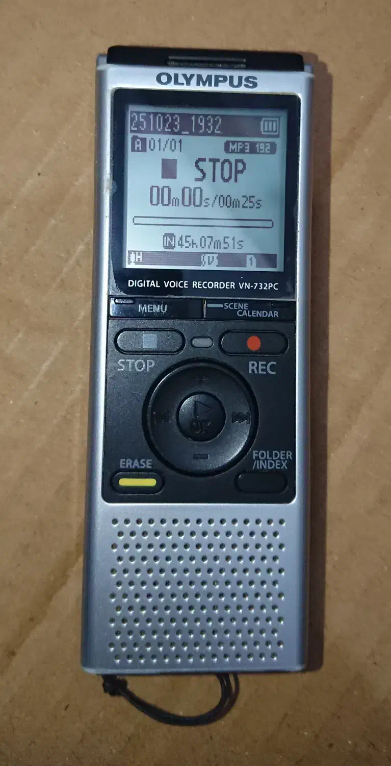 ظبط صدا Olympus الیمپوس +باتری|صوتی و تصویری|ایرانشهر, |دیوار