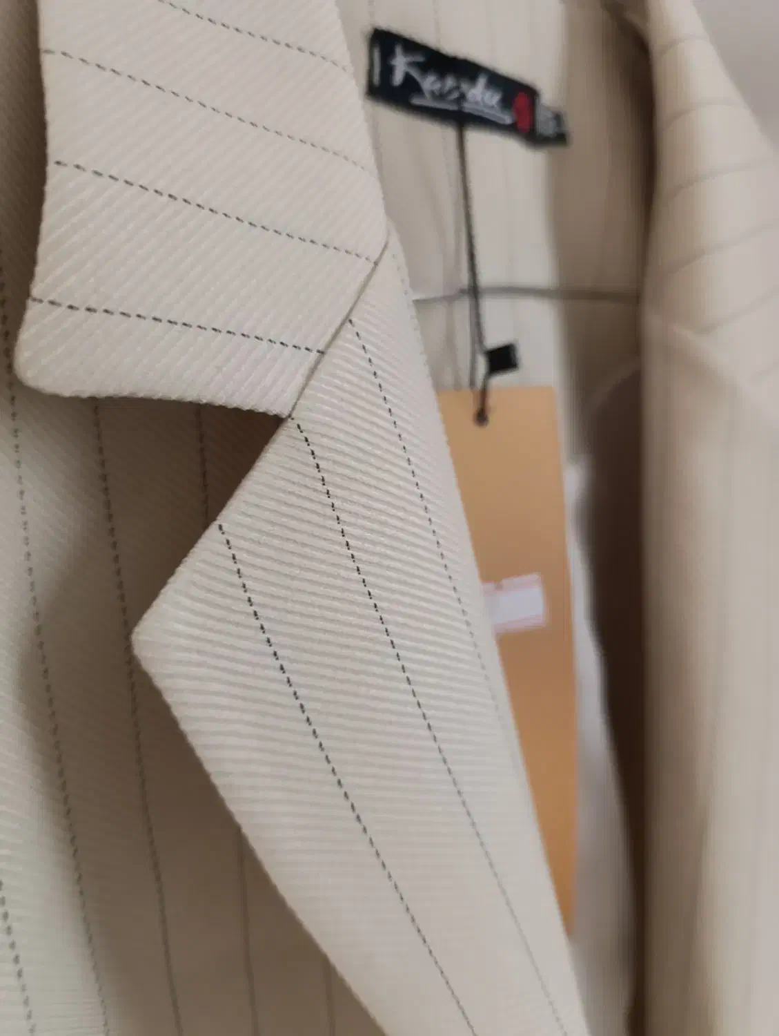 کت  مجلسی شیری  راه راه|لباس|تهران, سیروس|دیوار