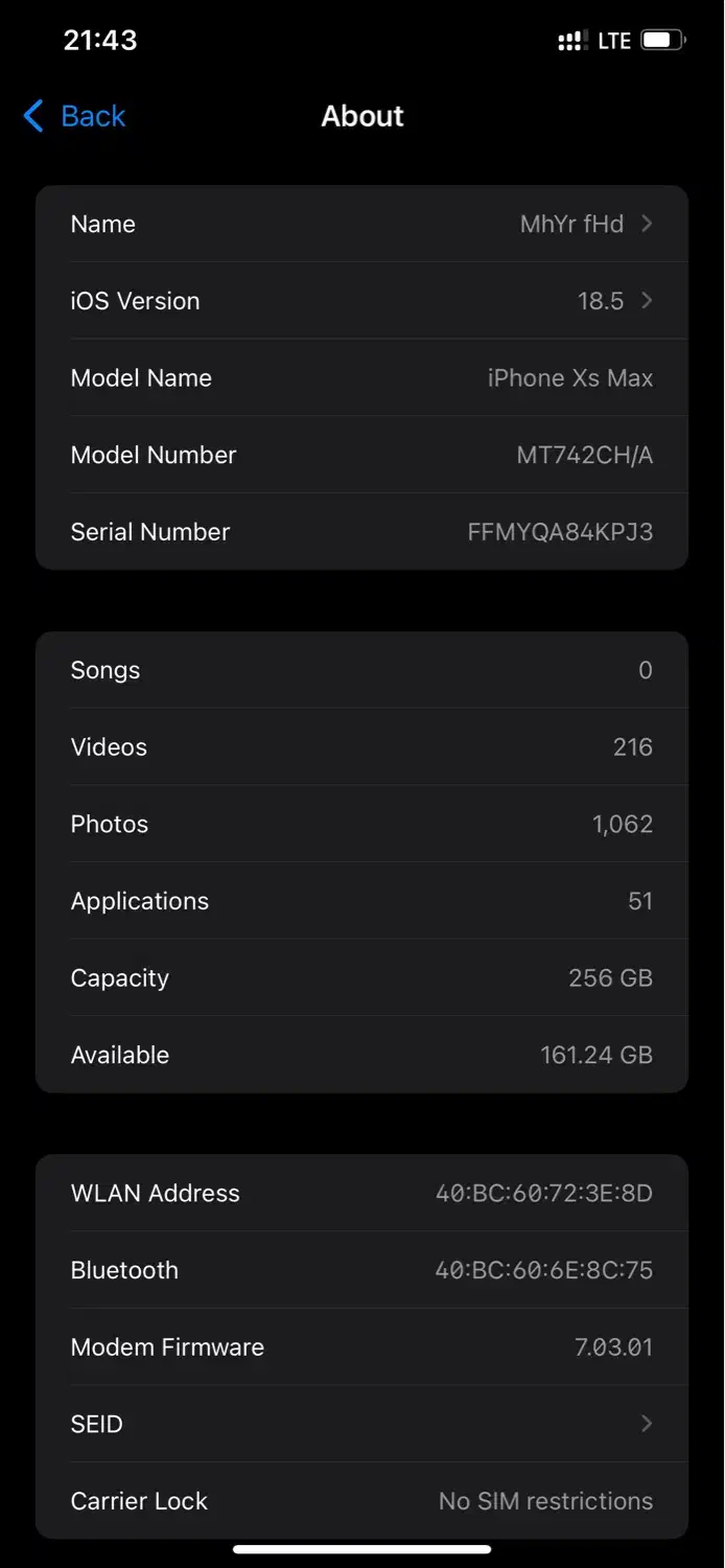 ایفون xs max256|موبایل|پردیس, فاز ۵|دیوار