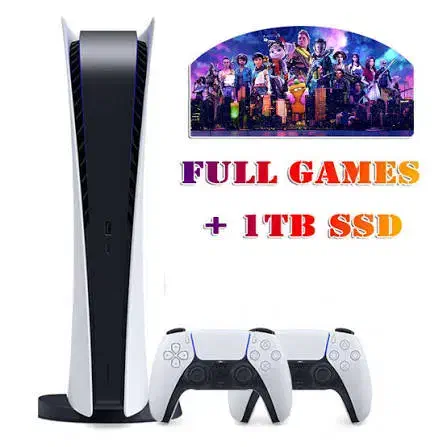 پلی استیشن ۵ دیجیتال حافظه ۲ ترابایت دودسته فول|کنسول، بازی ویدئویی و آنلاین|قدس, شهر‌قدس|دیوار