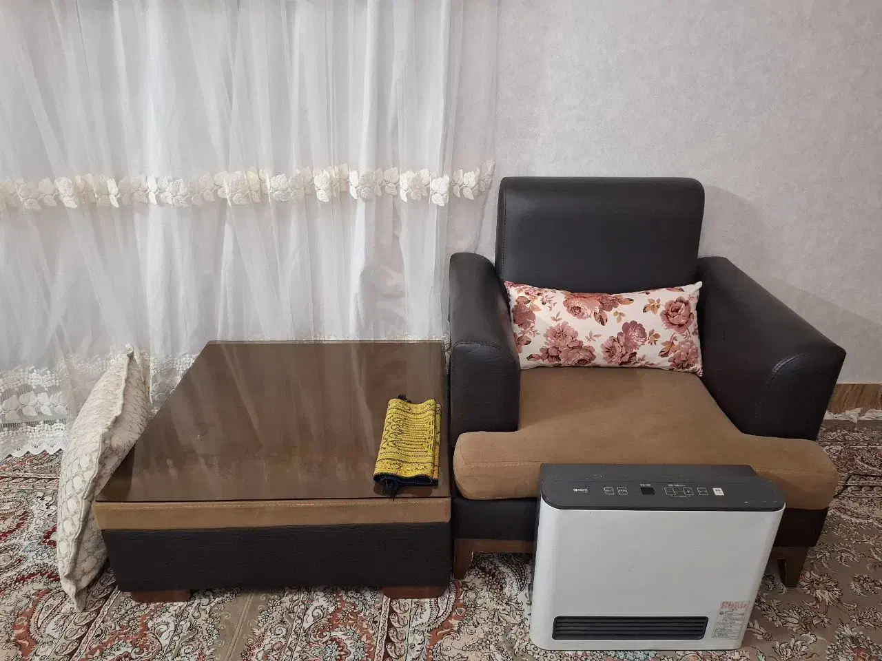 مبل چرم ال|مبلمان خانگی و میز عسلی|تربت جام, جلگه موسی آباد|دیوار