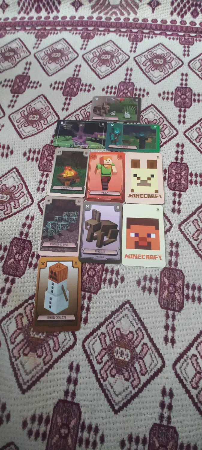 کارت های اف سی و ماینکرفت|اسباببازی|بندر ترکمن, |دیوار