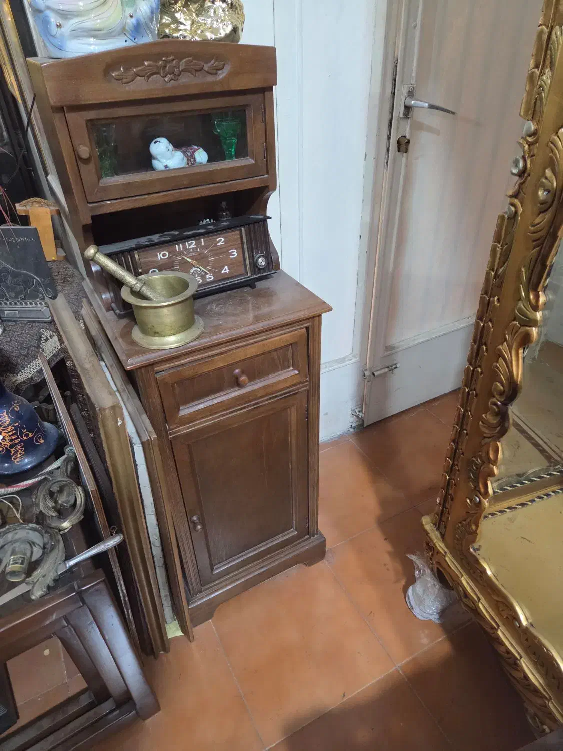 یک جفت میزآنتیک قدیمی|بوفه، ویترین، کنسول|تهران, سنائی|دیوار