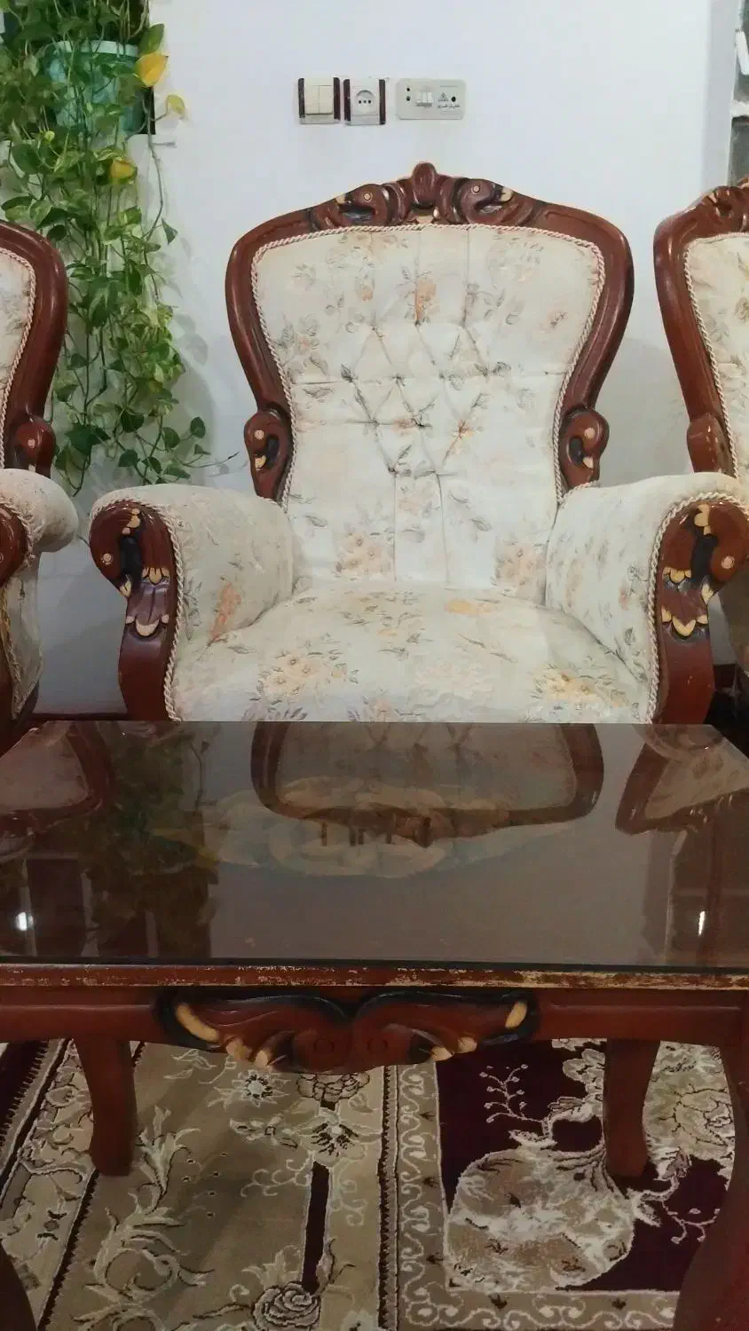 مبل سلطنتی|مبلمان خانگی و میز عسلی|چناران, |دیوار