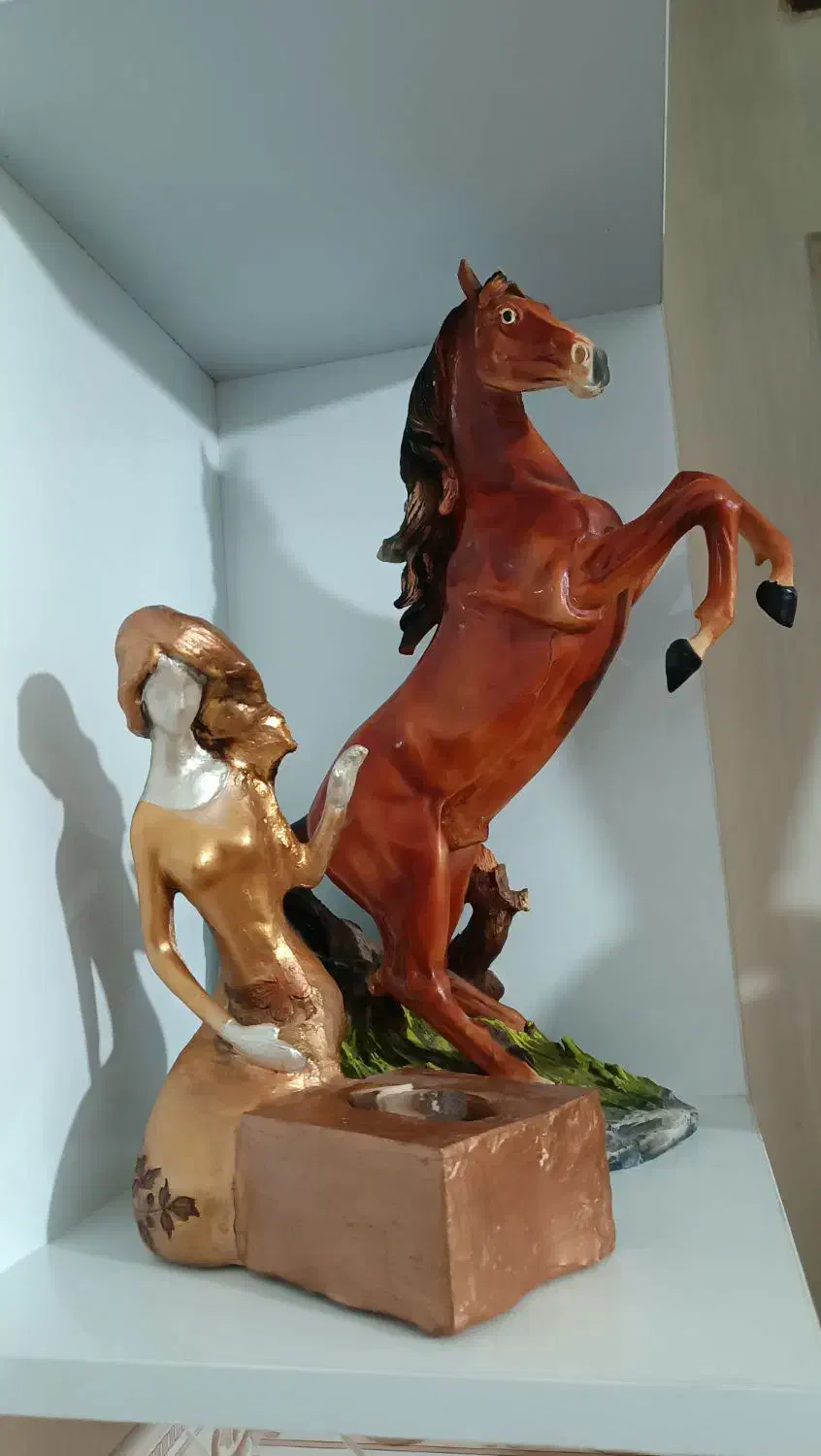 مجسمه اسب|مجسمه، تندیس، ماکت|قم, عمار یاسر|دیوار