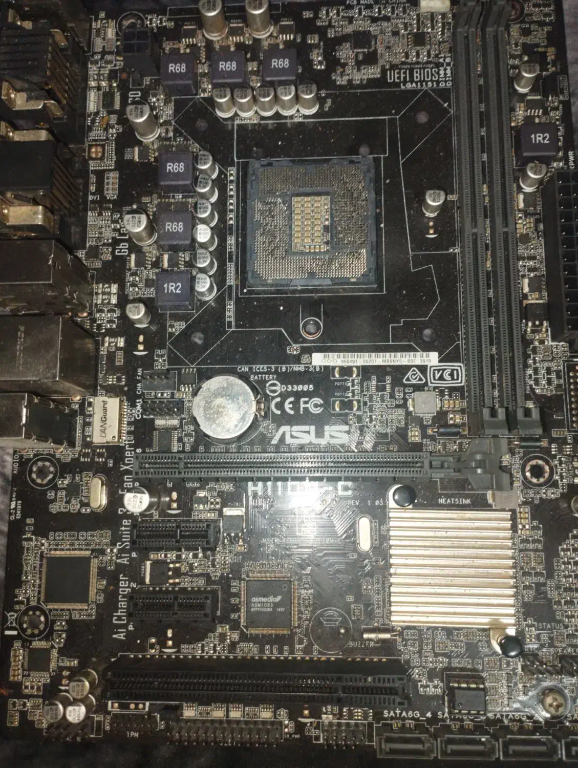 مادربورد DDR4-H110M-C اوراقی سوکت CPU|قطعات و لوازم جانبی رایانه|اراک, |دیوار