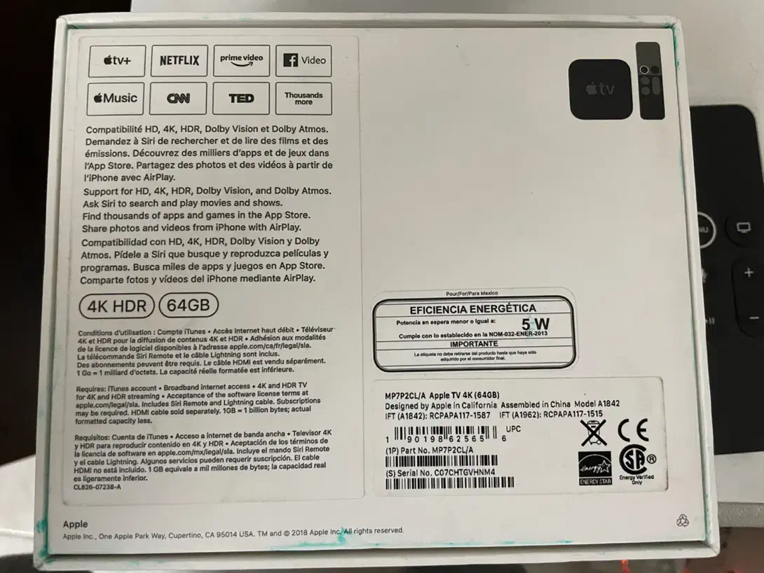 اپل تی وی 4K ظرفیت 64GB|تلویزیون و پروژکتور|تهران, سردارجنگل|دیوار