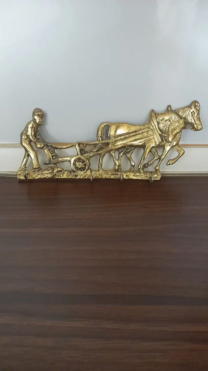 جاکلیدی برنجی نونو|کلکسیون اشیاء عتیقه|اراک, |دیوار